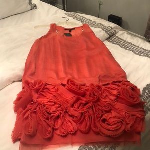 Peach BCBGMAXAZRIA cocktail dress size M